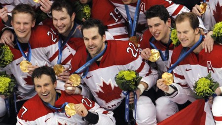 Team Canada celebrates GOLD!