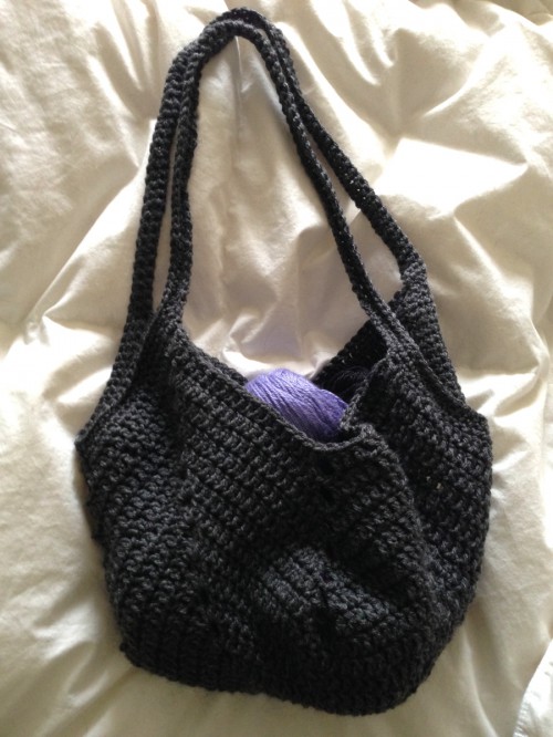 first-crochet-bag